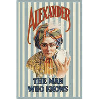 Magicians: Alexander, The Man Who Knows-Paper Art-26"x38"