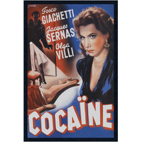 Vintage Vices: Cocaine-Paper Art-14"x20"