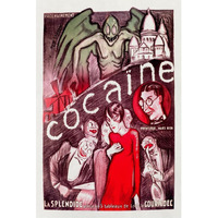 Vintage Vices: Cocaine-Paper Art-42"x62"