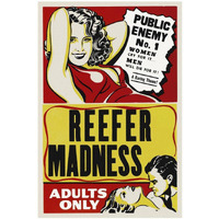 Vintage Vices: Reefer Madness-Paper Art-18"x26"