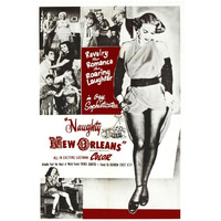 Vintage Vices: Naughty New Orleans-Paper Art-18"x26"