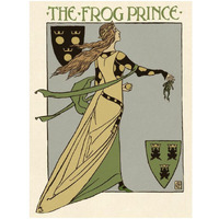 Frog Prince Title Page-Paper Art-14"x18"