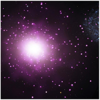 M60-UCD1 - Ultra-Compact Dwarf Galaxy-Paper Art-26"x26"