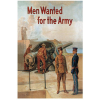 WWI Men Wanted for the Army-Paper Art-18&quotx26"