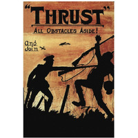 WWI: Thrust All Obstacles Aside!-Paper Art-14"x20"