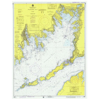 Nautical Chart - Buzzards Bay ca. 1974-Paper Art-30"x38"