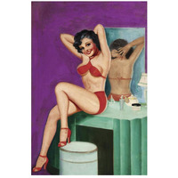 Mid-Century Pin-Ups - Bedtime Stories-Paper Art-18&quotx26"