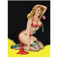 Mid-Century Pin-Ups - Beauty Parade Magazine - Rose-Paper Art-20"x26"