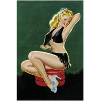 Mid-Century Pin-Ups - Beauty Parade - Uncovering Beauty-Paper Art-34"x50"