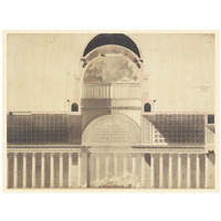 Architectural Project for the Church of the Madeleine, 1777 - 1785-Paper Art-34"x26"