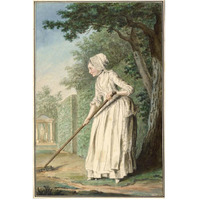 The Duchess of Chaulnes as a Gardener in an Alle, 1771-Paper Art-42"x62"