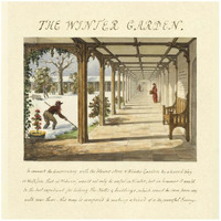 The Winter Garden, 1813-Paper Art-32"x32"