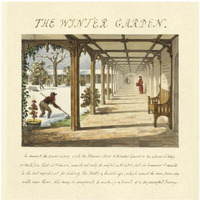 The Winter Garden, 1813-Paper Art-42"x42"