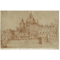 View of Saint Peter's, 1603-Paper Art-26"x18"