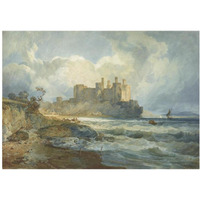 Conway Castle, North Wales-Paper Art-24"x17"