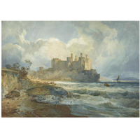 Conway Castle, North Wales-Paper Art-38"x27"