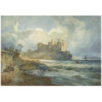 Conway Castle, North Wales-Paper Art-42"x30"