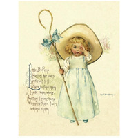 Nursery Rhymes: Little Bo Peep-Paper Art-20"x26"