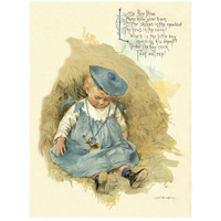 Nursery Rhymes: Little Boy Blue-Paper Art-20"x26"