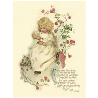 Nursery Rhymes: Curly-Locks, Curly-Locks-Paper Art-14"x18"