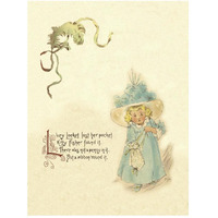 Nursery Rhymes: Lucy Locket-Paper Art-38"x50"