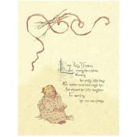 Nursery Rhymes: Little Polly Flinders-Paper Art-20"x26"