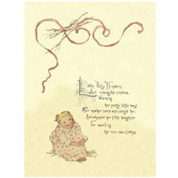 Nursery Rhymes: Little Polly Flinders-Paper Art-26"x34"