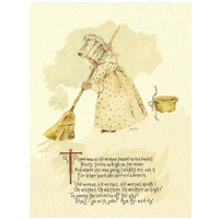 Nursery Rhymes: There Was an Old Woman Tossed Up in a Basket-Paper Art-14"x18"