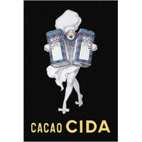 Cooks: Cacao Cida-Paper Art-14"x20"