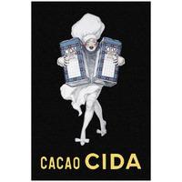 Cooks: Cacao Cida-Paper Art-22"x32"