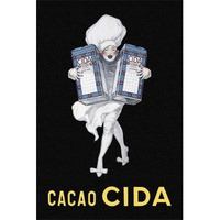 Cooks: Cacao Cida-Paper Art-42"x62"