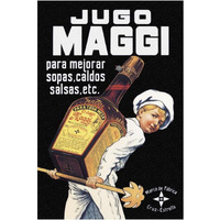 Cooks: Jugo Maggi-Paper Art-14"x20"