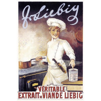 Cooks: Veritable - Extrait de Viande Liebig-Paper Art-14"x20"