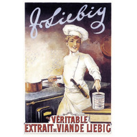 Cooks: Veritable - Extrait de Viande Liebig-Paper Art-34"x50"