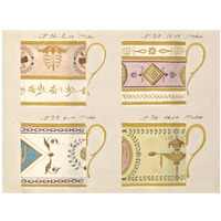 Quatre tasses du 1er choix, ca. 1800-1820-Paper Art-34"x26"