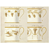 Quatre tasses du 1er choix, ca. 1800-1820-Paper Art-18"x14"