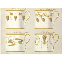 Quatre tasses du 1er choix, ca. 1800-1820-Paper Art-42"x32"