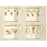 Quatre tasses du 1er choix, ca. 1800-1820-Paper Art-50"x38"