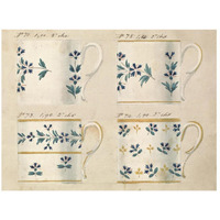 Quatre tasses du 1er choix, ca. 1800-1820-Paper Art-26"x20"