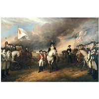 Surrender of Lord Cornwallis-Paper Art-20"x14"