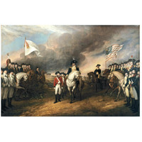 Surrender of Lord Cornwallis-Paper Art-26"x18"