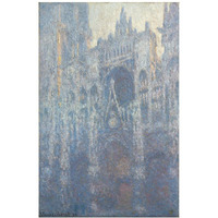 The Portal of Rouen Cathedral in Morning Light-Paper Art-14"x20"