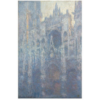 The Portal of Rouen Cathedral in Morning Light-Paper Art-18"x26"