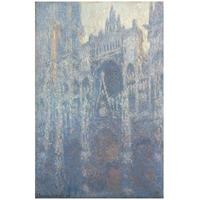 The Portal of Rouen Cathedral in Morning Light-Paper Art-22"x32"