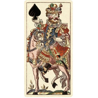 Knight of Spades (Bauern Hochzeit Deck)-Paper Art-32"x62"