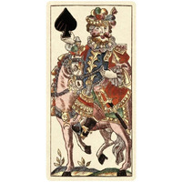 Knight of Spades (Bauern Hochzeit Deck)-Paper Art-38"x74"