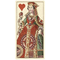 Queen of Hearts (Bauern Hochzeit Deck)-Paper Art-14&quotx26"