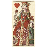 Queen of Hearts (Bauern Hochzeit Deck)-Paper Art-20"x38"