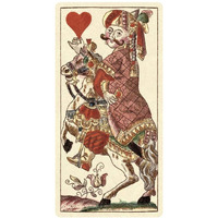 Knight of Hearts (Bauern Hochzeit Deck)-Paper Art-20"x38"