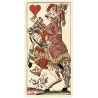 Knight of Hearts (Bauern Hochzeit Deck)-Paper Art-26"x50"